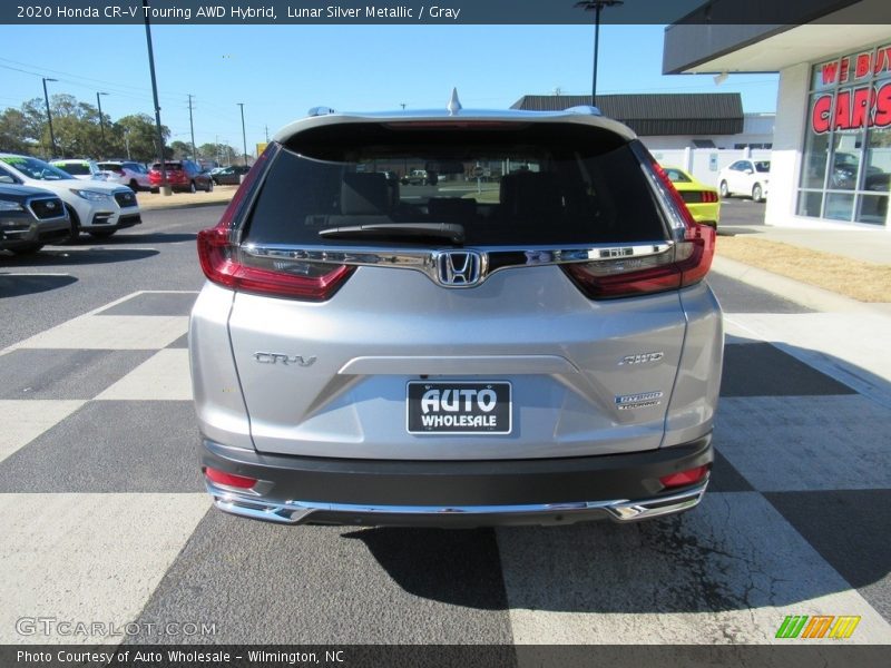 Lunar Silver Metallic / Gray 2020 Honda CR-V Touring AWD Hybrid