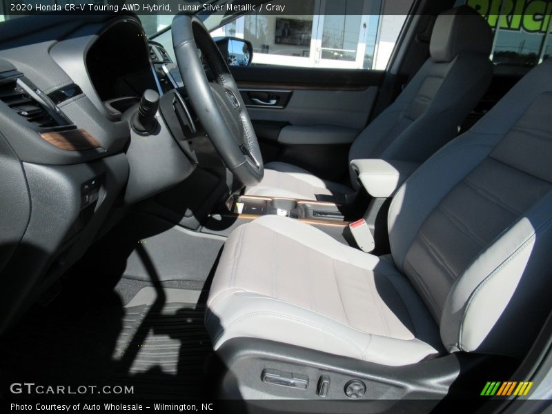 Lunar Silver Metallic / Gray 2020 Honda CR-V Touring AWD Hybrid