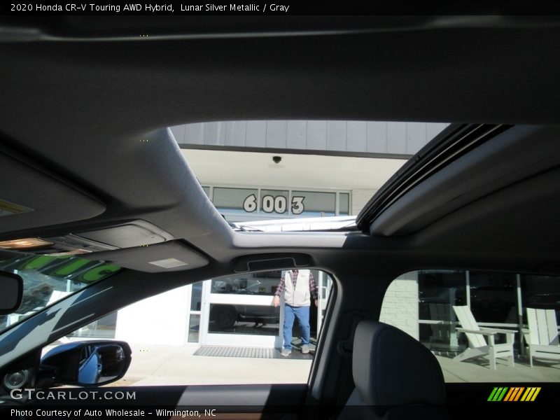 Lunar Silver Metallic / Gray 2020 Honda CR-V Touring AWD Hybrid