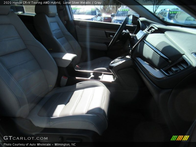 Lunar Silver Metallic / Gray 2020 Honda CR-V Touring AWD Hybrid