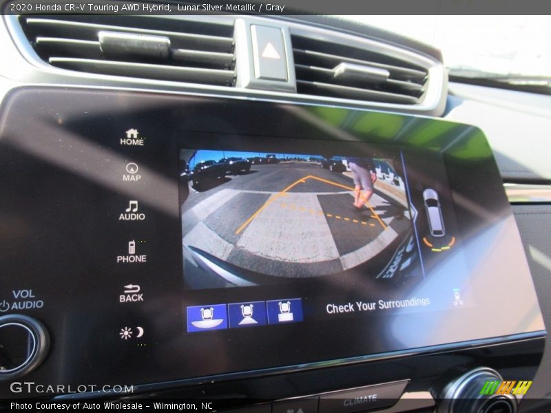 Lunar Silver Metallic / Gray 2020 Honda CR-V Touring AWD Hybrid
