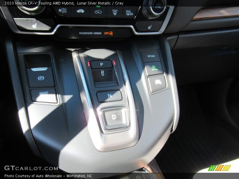 Lunar Silver Metallic / Gray 2020 Honda CR-V Touring AWD Hybrid