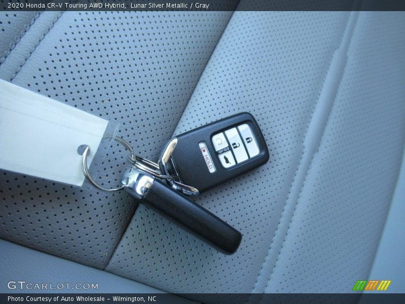 Lunar Silver Metallic / Gray 2020 Honda CR-V Touring AWD Hybrid