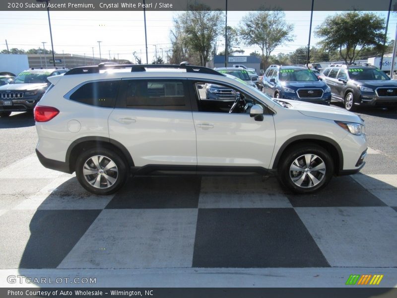 Crystal White Pearl / Slate 2020 Subaru Ascent Premium