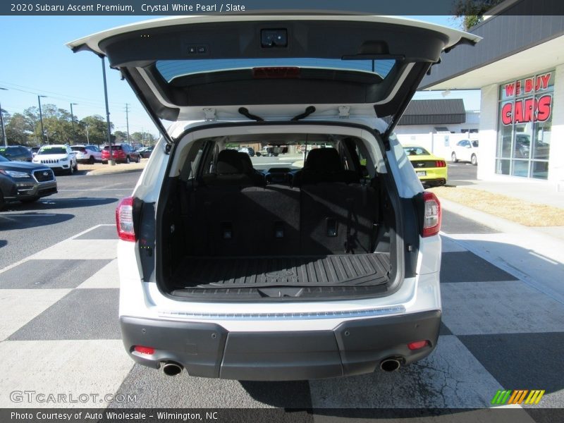 Crystal White Pearl / Slate 2020 Subaru Ascent Premium