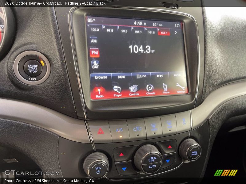 Redline 2-Coat / Black 2020 Dodge Journey Crossroad