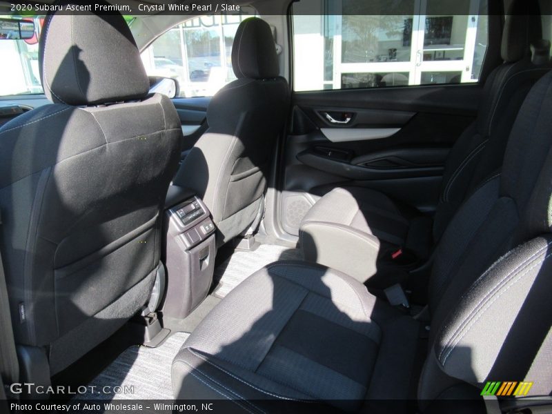 Crystal White Pearl / Slate 2020 Subaru Ascent Premium