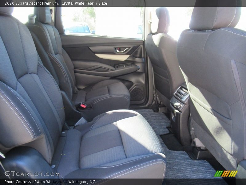 Crystal White Pearl / Slate 2020 Subaru Ascent Premium