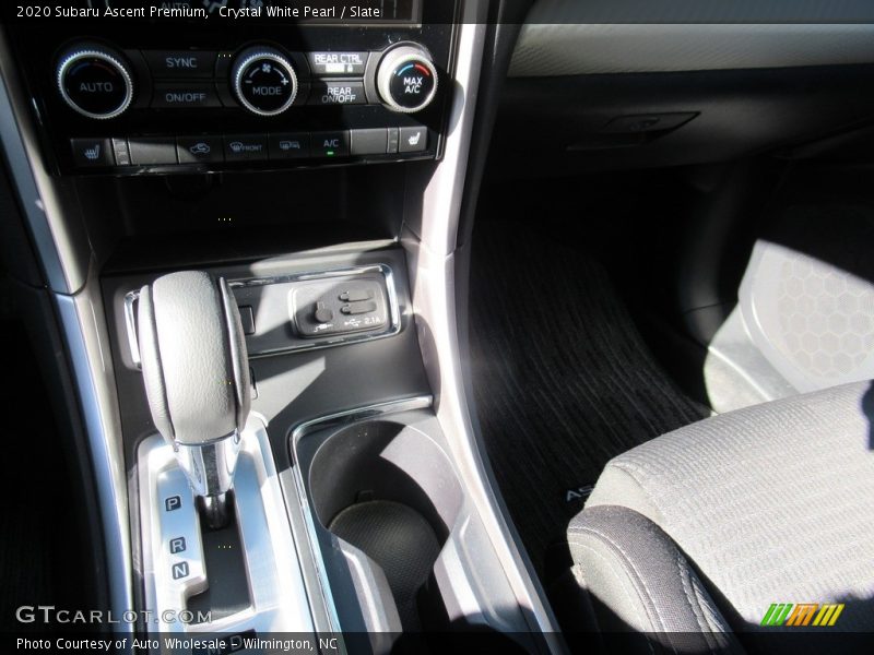 Crystal White Pearl / Slate 2020 Subaru Ascent Premium