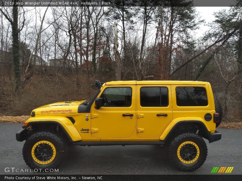 Hellayella / Black 2019 Jeep Wrangler Unlimited MOAB 4x4