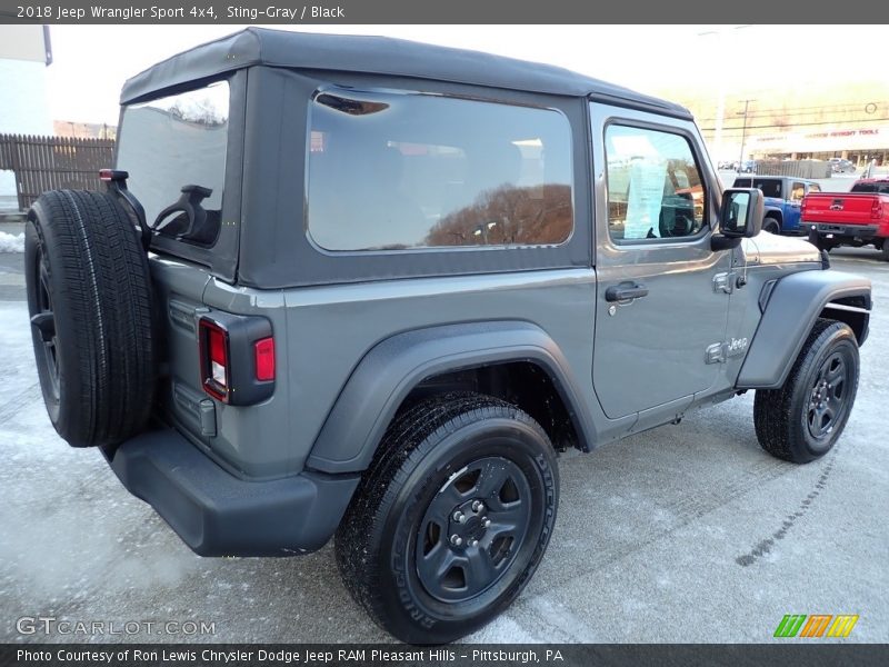 Sting-Gray / Black 2018 Jeep Wrangler Sport 4x4
