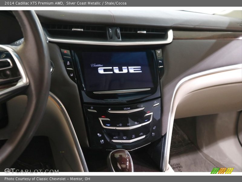 Silver Coast Metallic / Shale/Cocoa 2014 Cadillac XTS Premium AWD