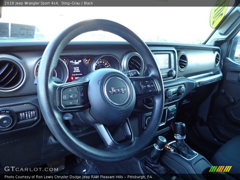 Sting-Gray / Black 2018 Jeep Wrangler Sport 4x4
