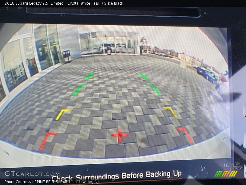 Crystal White Pearl / Slate Black 2018 Subaru Legacy 2.5i Limited