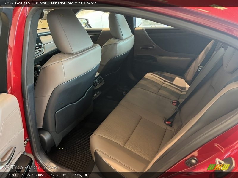 Matador Red Mica / Acorn 2022 Lexus ES 250 AWD