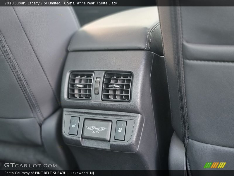 Crystal White Pearl / Slate Black 2018 Subaru Legacy 2.5i Limited