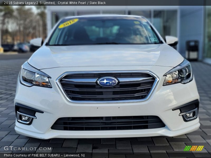 Crystal White Pearl / Slate Black 2018 Subaru Legacy 2.5i Limited