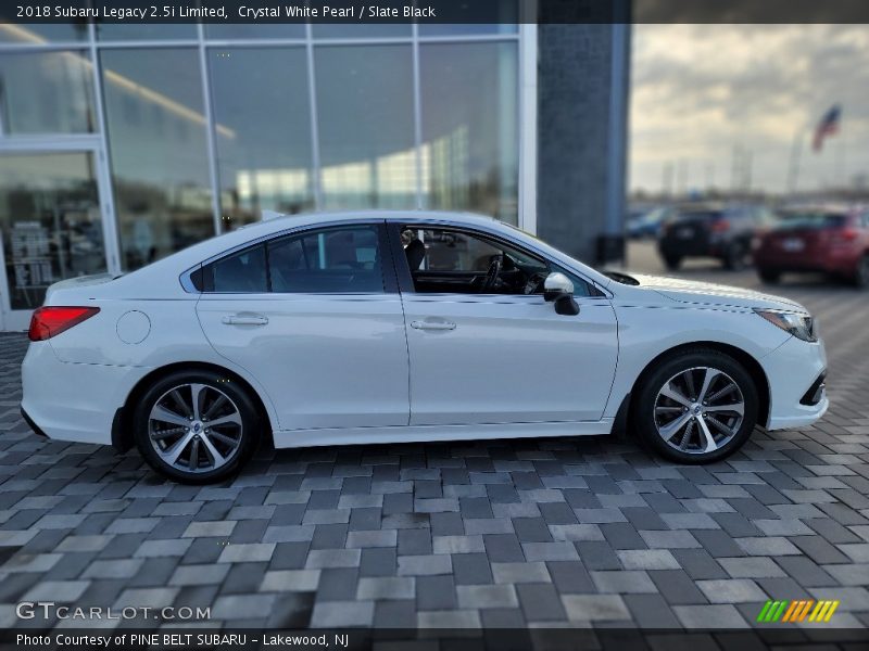 Crystal White Pearl / Slate Black 2018 Subaru Legacy 2.5i Limited