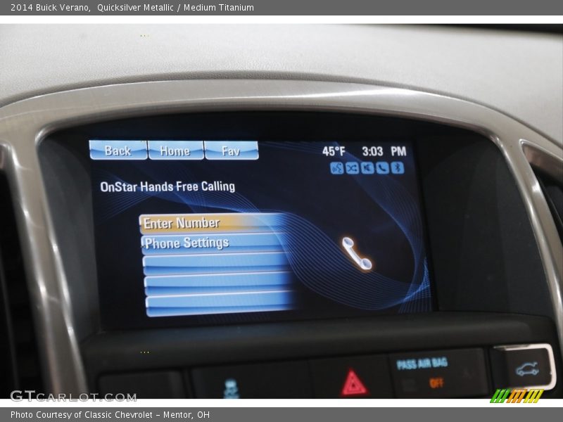 Quicksilver Metallic / Medium Titanium 2014 Buick Verano