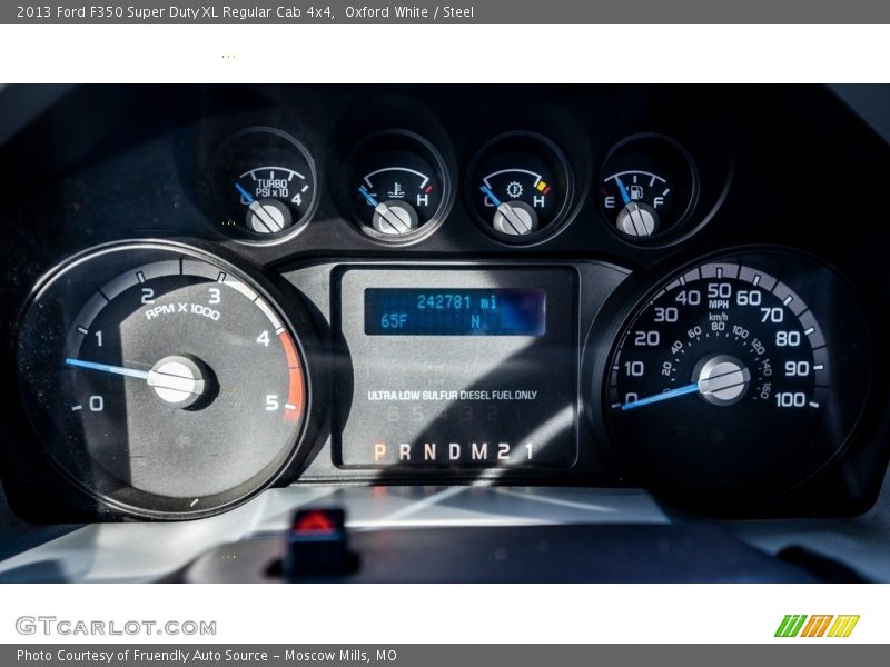  2013 F350 Super Duty XL Regular Cab 4x4 XL Regular Cab 4x4 Gauges