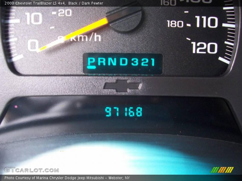 Black / Dark Pewter 2003 Chevrolet TrailBlazer LS 4x4