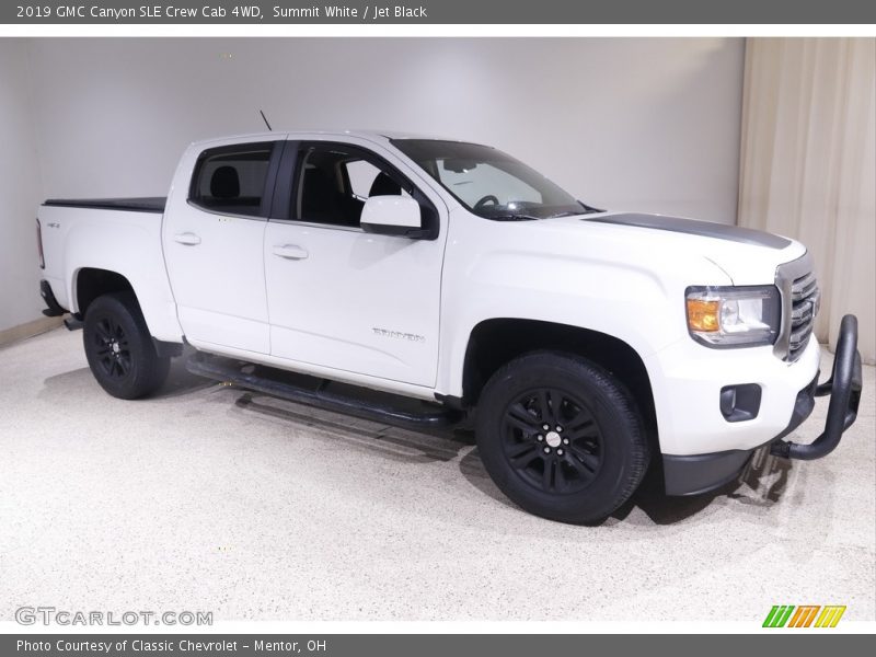 Summit White / Jet Black 2019 GMC Canyon SLE Crew Cab 4WD