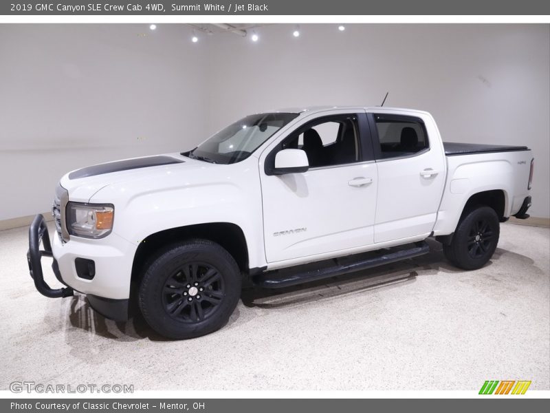 Summit White / Jet Black 2019 GMC Canyon SLE Crew Cab 4WD