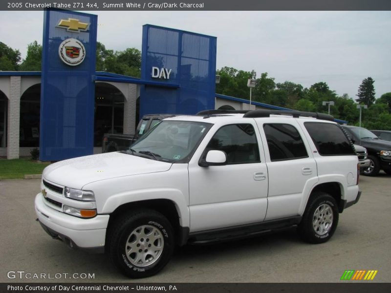 Summit White / Gray/Dark Charcoal 2005 Chevrolet Tahoe Z71 4x4