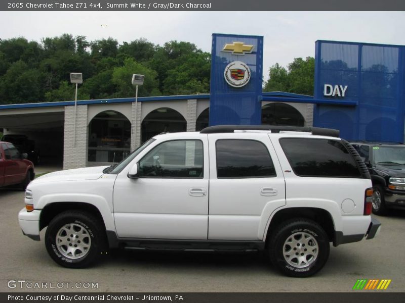 Summit White / Gray/Dark Charcoal 2005 Chevrolet Tahoe Z71 4x4