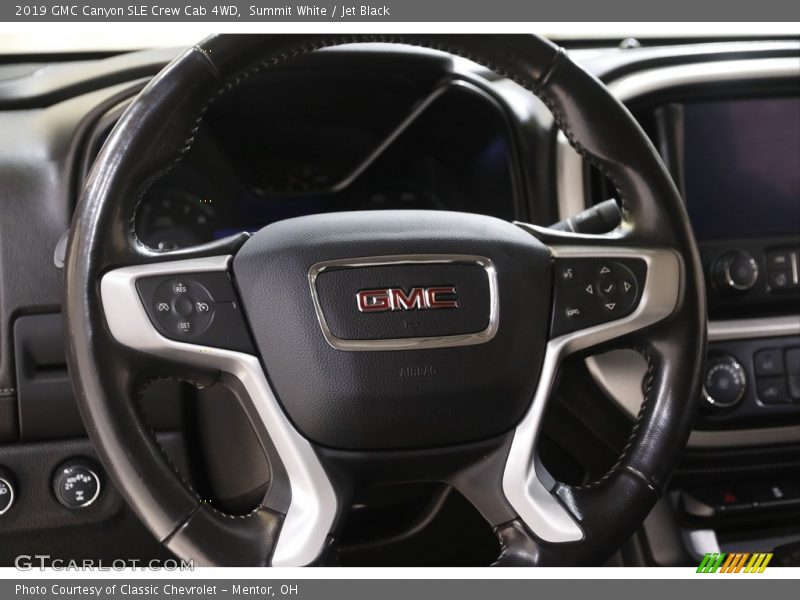 Summit White / Jet Black 2019 GMC Canyon SLE Crew Cab 4WD