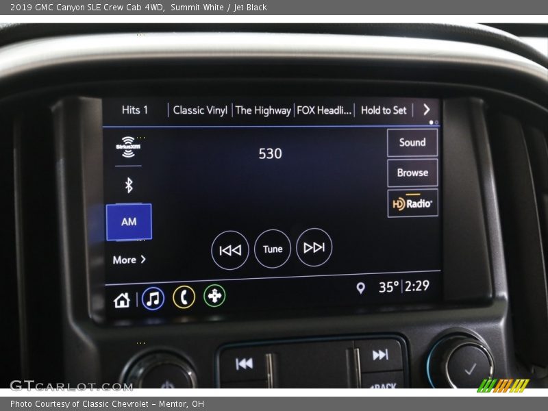 Summit White / Jet Black 2019 GMC Canyon SLE Crew Cab 4WD