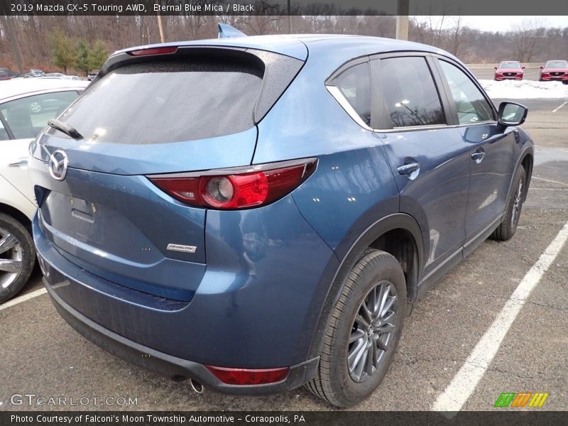 Eternal Blue Mica / Black 2019 Mazda CX-5 Touring AWD