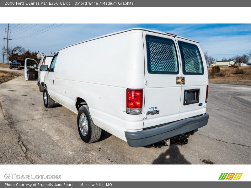 Oxford White / Medium Graphite 2000 Ford E Series Van E350 Cargo