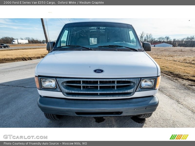 Oxford White / Medium Graphite 2000 Ford E Series Van E350 Cargo