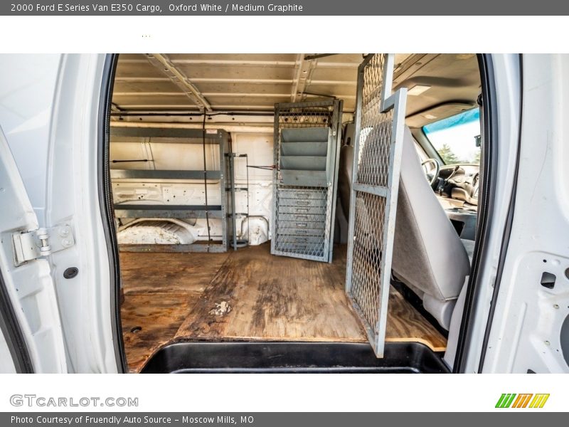 Oxford White / Medium Graphite 2000 Ford E Series Van E350 Cargo