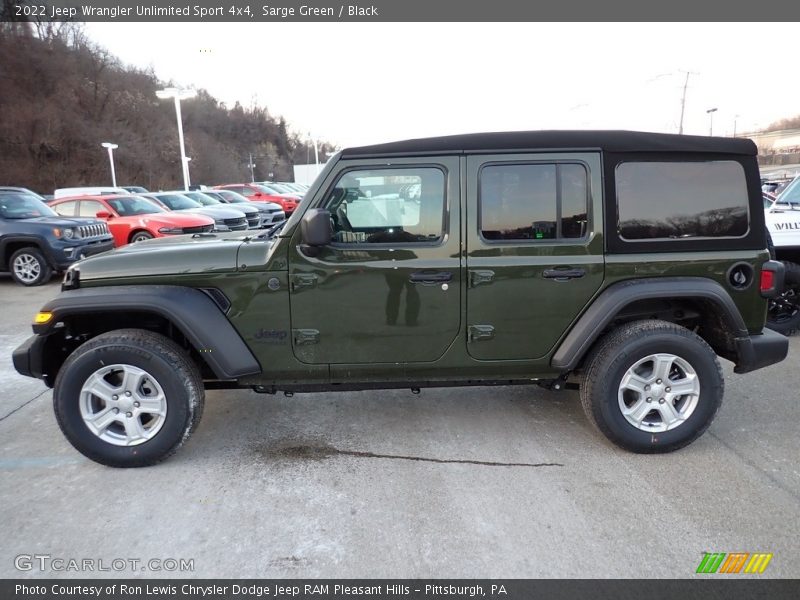  2022 Wrangler Unlimited Sport 4x4 Sarge Green