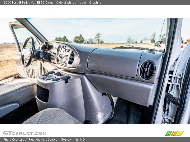 Oxford White / Medium Graphite 2000 Ford E Series Van E350 Cargo