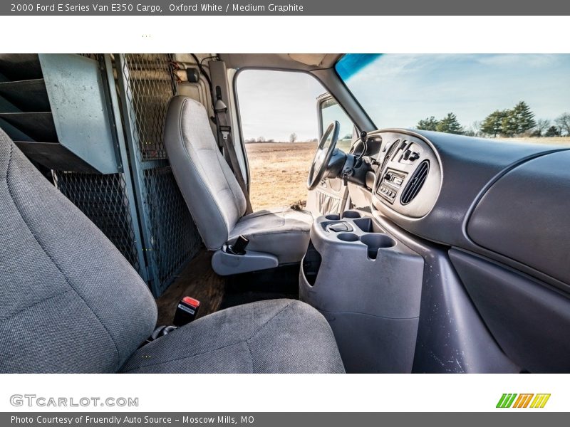Oxford White / Medium Graphite 2000 Ford E Series Van E350 Cargo