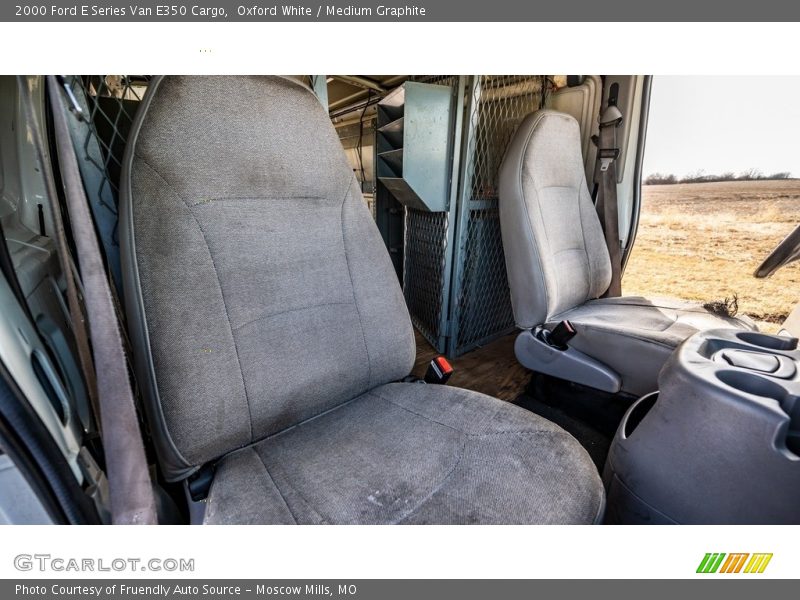 Oxford White / Medium Graphite 2000 Ford E Series Van E350 Cargo