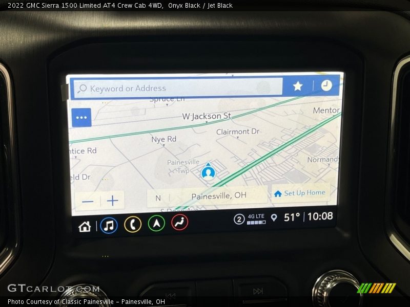 Onyx Black / Jet Black 2022 GMC Sierra 1500 Limited AT4 Crew Cab 4WD
