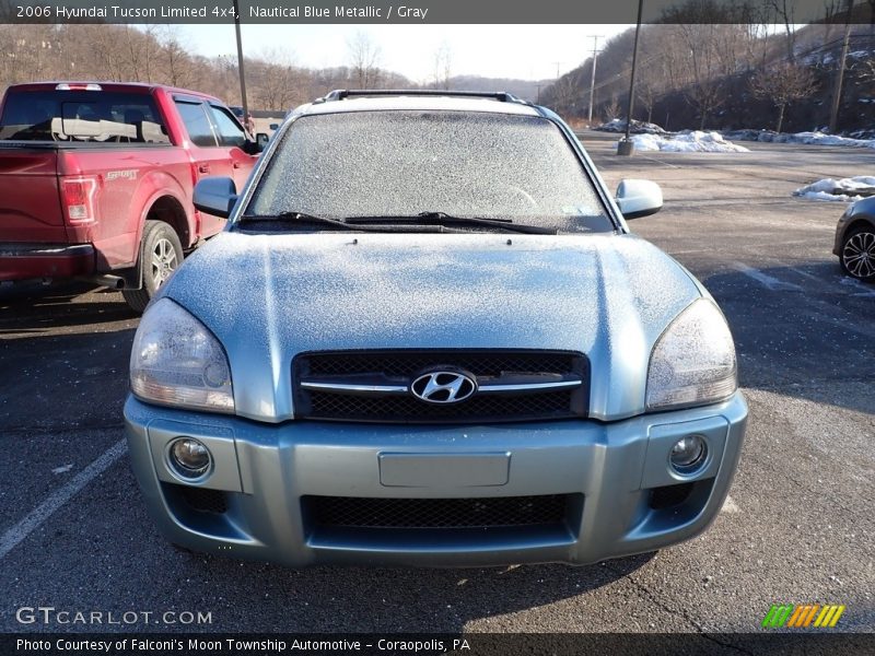 Nautical Blue Metallic / Gray 2006 Hyundai Tucson Limited 4x4