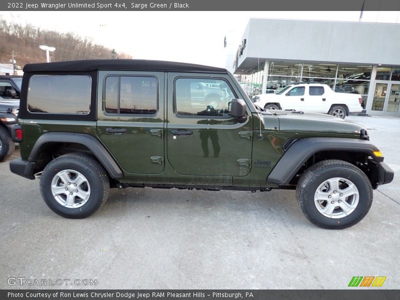  2022 Wrangler Unlimited Sport 4x4 Sarge Green