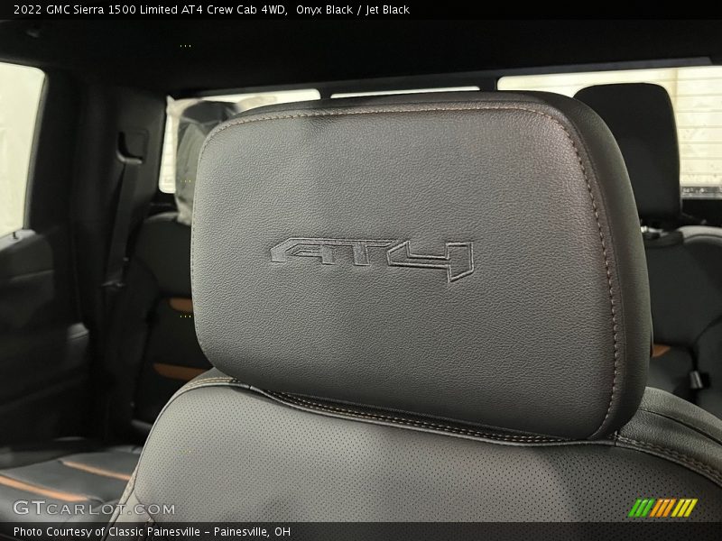 Onyx Black / Jet Black 2022 GMC Sierra 1500 Limited AT4 Crew Cab 4WD