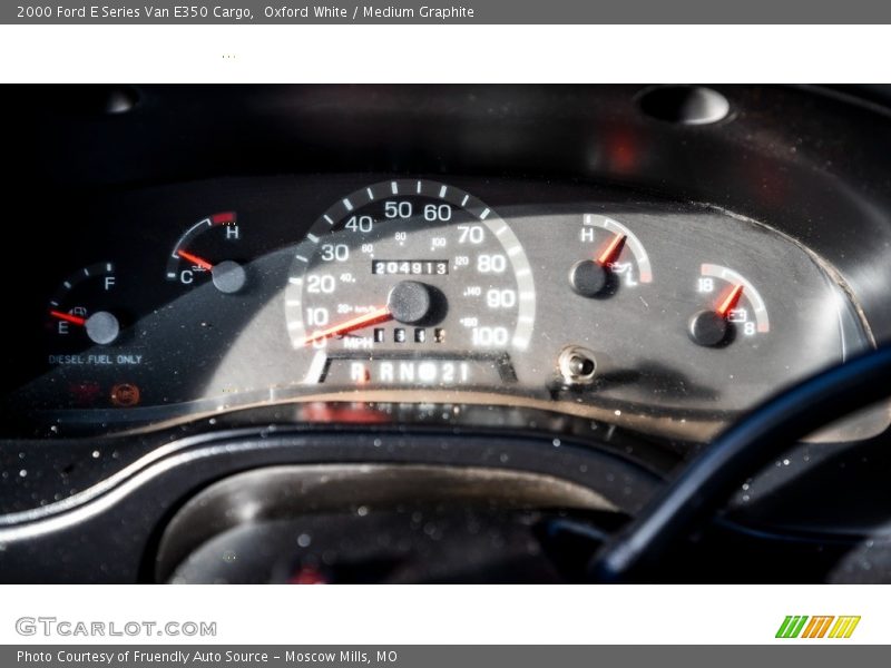 Oxford White / Medium Graphite 2000 Ford E Series Van E350 Cargo