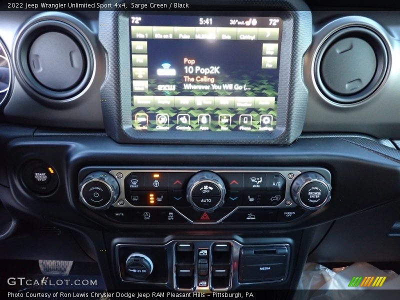 Sarge Green / Black 2022 Jeep Wrangler Unlimited Sport 4x4