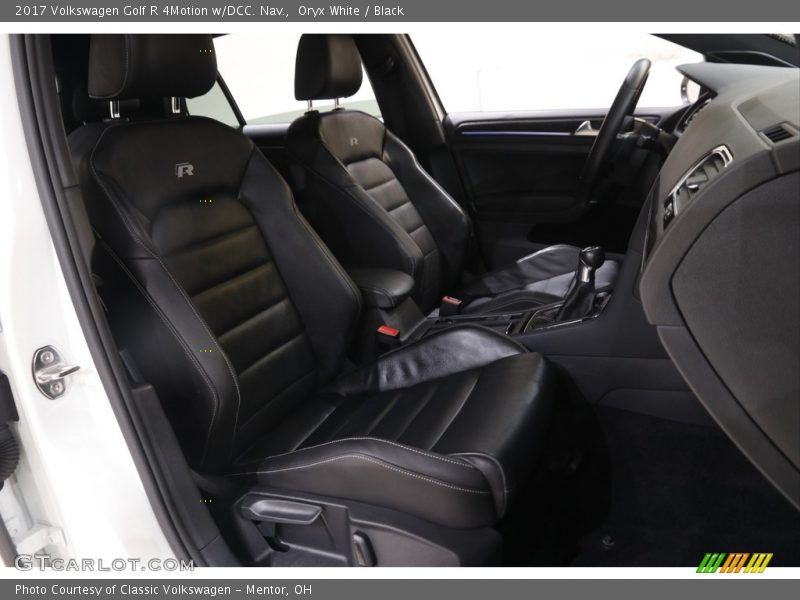 Oryx White / Black 2017 Volkswagen Golf R 4Motion w/DCC. Nav.