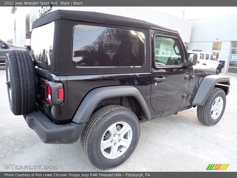 Black / Black 2022 Jeep Wrangler Sport 4x4