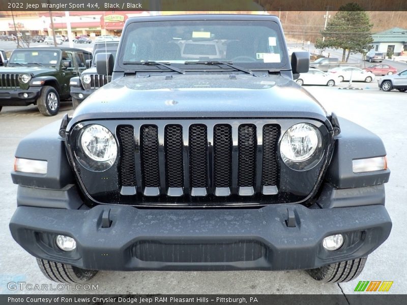 Black / Black 2022 Jeep Wrangler Sport 4x4
