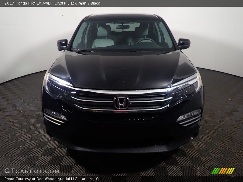 Crystal Black Pearl / Black 2017 Honda Pilot EX AWD
