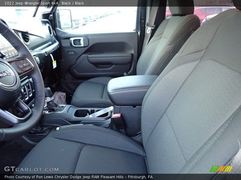 Black / Black 2022 Jeep Wrangler Sport 4x4